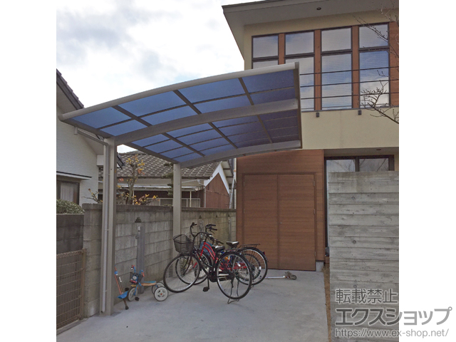 愛媛県伊予郡松前町ののカーポート プレシオスポート 積雪〜20cm対応 施工例