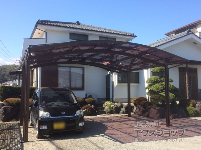 神奈川県小田原市ののカーポート レイナツインポートグラン　積雪〜20cm対応 施工例