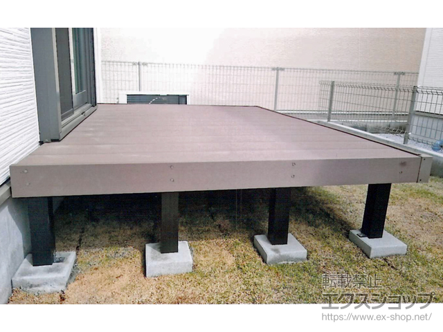 東京都武蔵村山市ののウッドデッキ リウッドデッキ 200 施工例