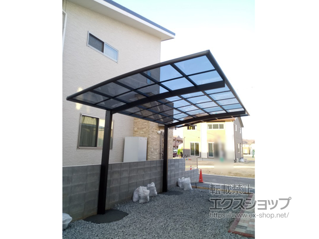 岡山県倉敷市ののカーポート レイナポートグラン　積雪〜20cm対応 施工例