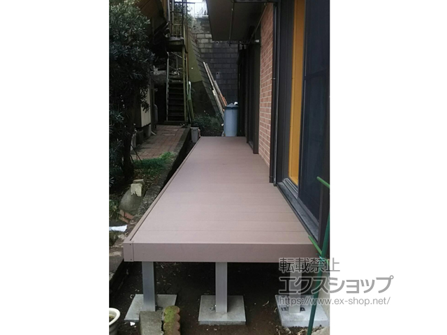 神奈川県横浜市ののウッドデッキ リウッドデッキ 200 施工例