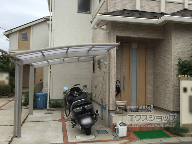 千葉県柏市ののカーポート プレシオスポート 積雪〜20cm対応 施工例