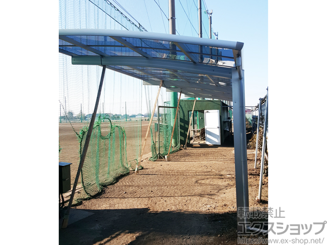 埼玉県久喜市ののカーポート レイナポートグラン 縦連棟　積雪〜20cm対応 施工例