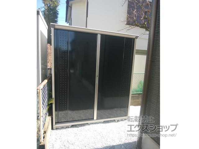 神奈川県座間市のの物置・屋外倉庫 グランプレステージジャンプ 1879×750×2100 GP-197H-F-CK 施工例