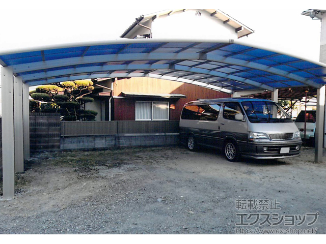愛媛県四国中央市ののカーポート レイナトリプルポートグラン　積雪〜20cm対応 施工例
