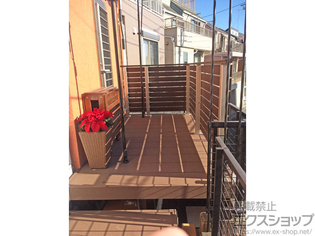 神奈川県横浜市ののウッドデッキ リウッドデッキ 200 施工例