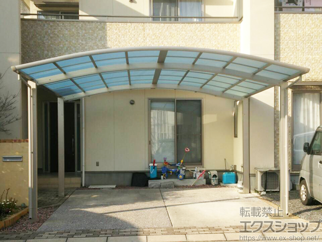 広島県廿日市市ののカーポート レイナツインポートグラン　積雪〜20cm対応 施工例