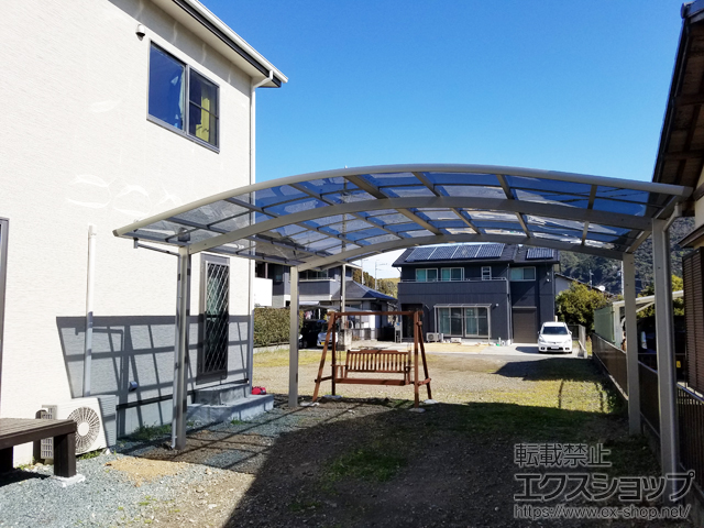 静岡県藤枝市ののカーポート レイナツインポートグラン　積雪〜20cm対応 施工例