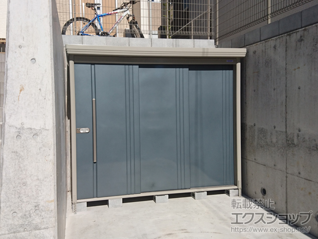 千葉県柏市のの物置・屋外倉庫 Mr.ストックマンダンディ 一般型 2532×890×2110 ND-2508-J 施工例