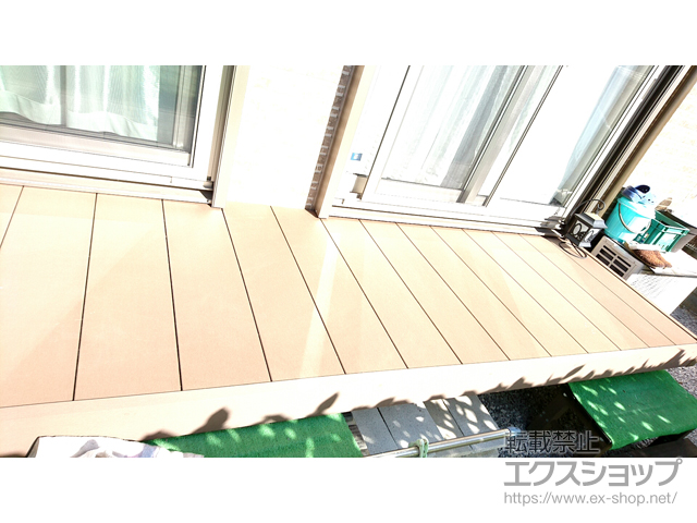 東京都昭島市ののウッドデッキ リウッドデッキ 200 施工例
