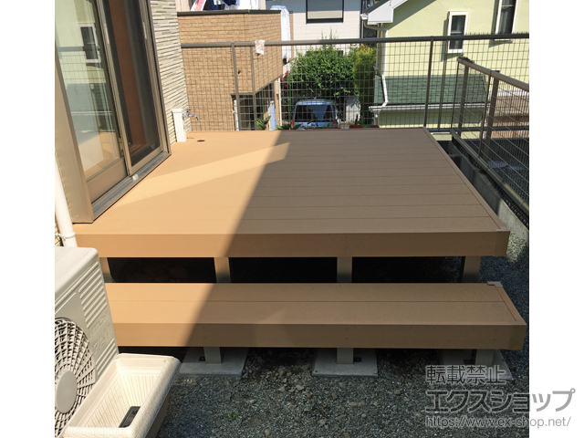 神奈川県横浜市ののウッドデッキ リウッドデッキ 200 施工例