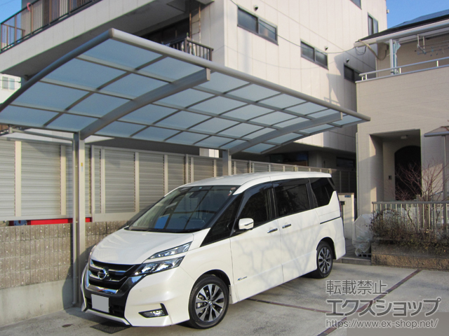 広島県三原市ののカーポート レイナポートグラン　積雪〜20cm対応 施工例