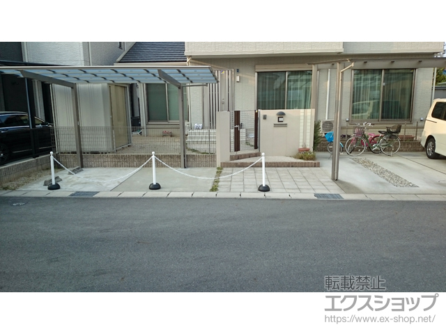 愛知県津島市ののカーポート ソリッドポート 積雪〜20cm対応 施工例