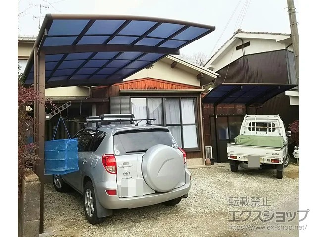 兵庫県三木市のYKKAPのカーポート レイナポートグラン　積雪～20cm対応 施工例