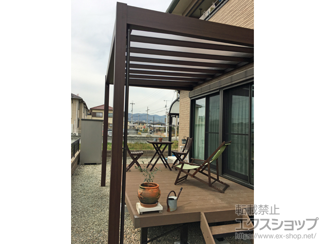 兵庫県赤穂市ののウッドデッキ リウッドデッキ 200 施工例