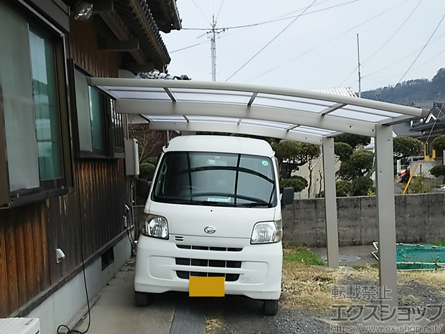 鹿児島県肝属郡錦江町ののカーポート プレシオスポート 積雪〜20cm対応 施工例