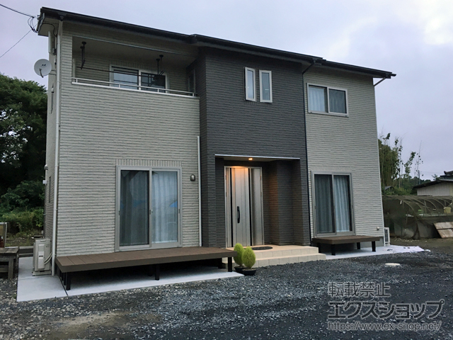 茨城県水戸市ののウッドデッキ リウッドデッキ 200 施工例