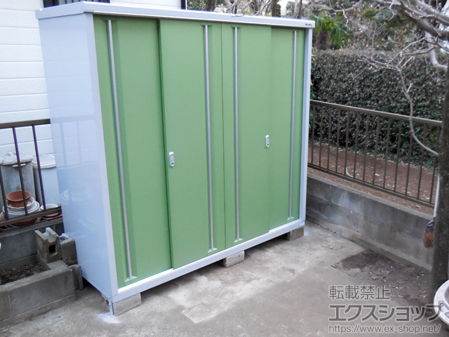 東京都東村山市のの物置・屋外倉庫 シンプリー 一般型 (MJX-197E-LG) 施工例