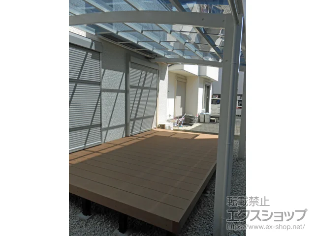 三重県鈴鹿市のYKKAPのウッドデッキ リウッドデッキ 200 施工例