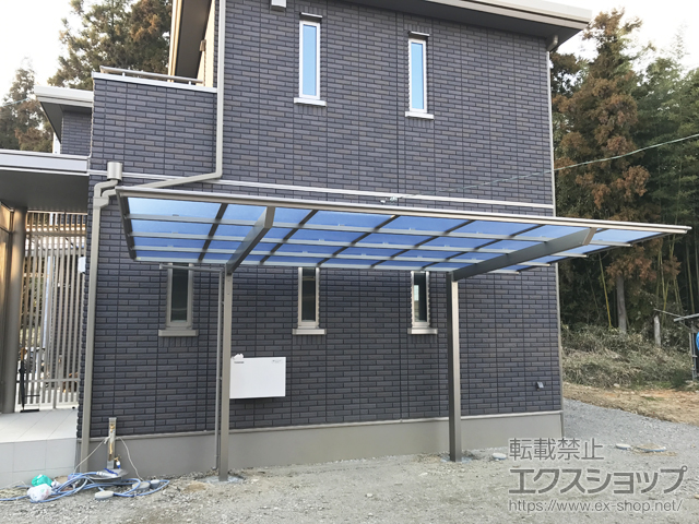 三重県津市ののカーポート ソリッドポート 積雪〜20cm対応 施工例