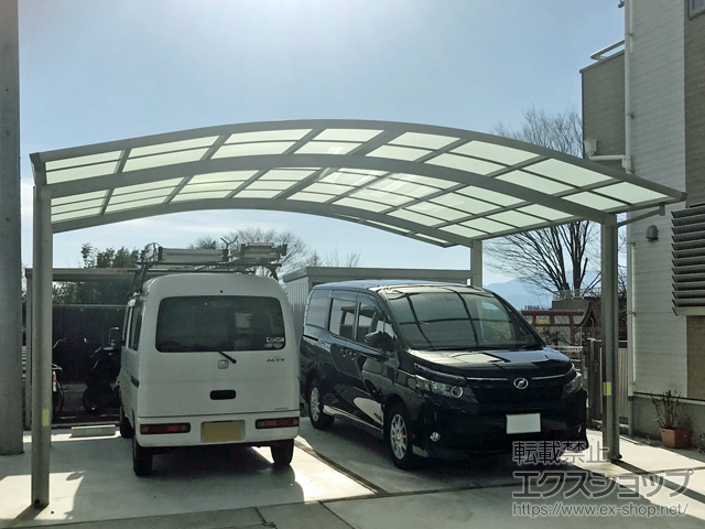 群馬県安中市ののカーポート レイナツインポートグラン　積雪〜20cm対応 施工例