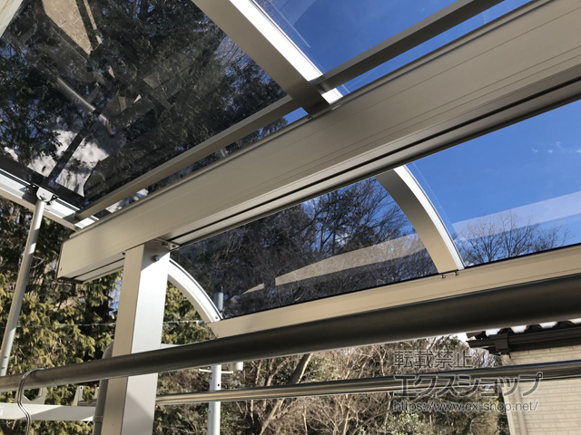 東京都東久留米市ののバルコニー・ベランダ屋根 ヴェクターテラス R型 屋根タイプ 単体 積雪〜20cm対応 施工例