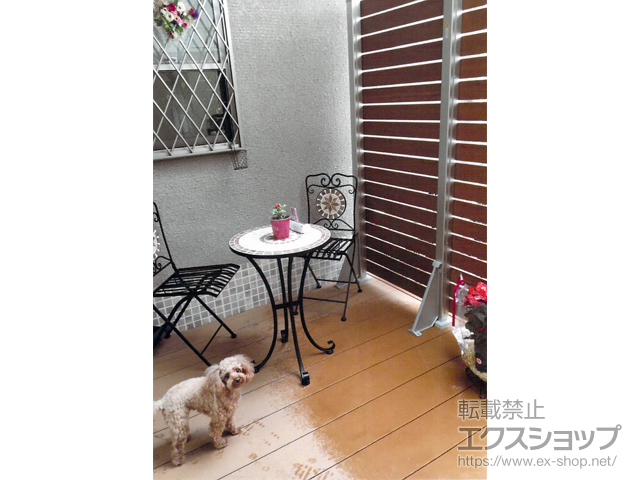 大阪府東大阪市ののウッドデッキ リウッドデッキ 200 施工例