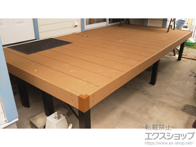 愛知県みよし市ののウッドデッキ マージウッドデッキ 施工例