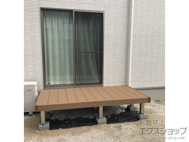 広島県庄原市ののウッドデッキ マージウッドデッキ 施工例