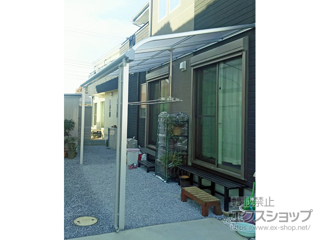 埼玉県川越市ののテラス屋根 ヴェクターテラス R型 テラスタイプ 単体 積雪〜20cm対応 施工例