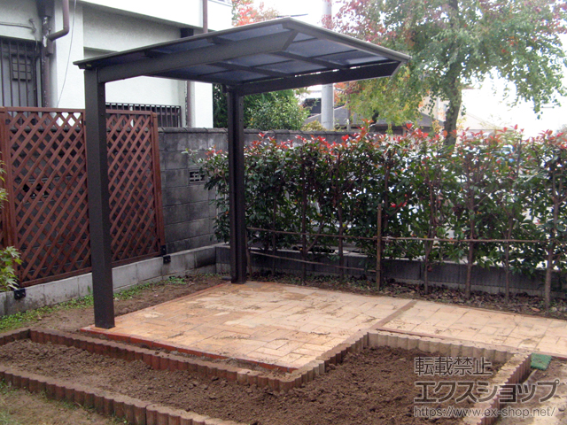 愛知県春日井市ののサイクルポート・駐輪場 ネスカFミニ (フラットスタイル) 積雪〜20cm対応 施工例