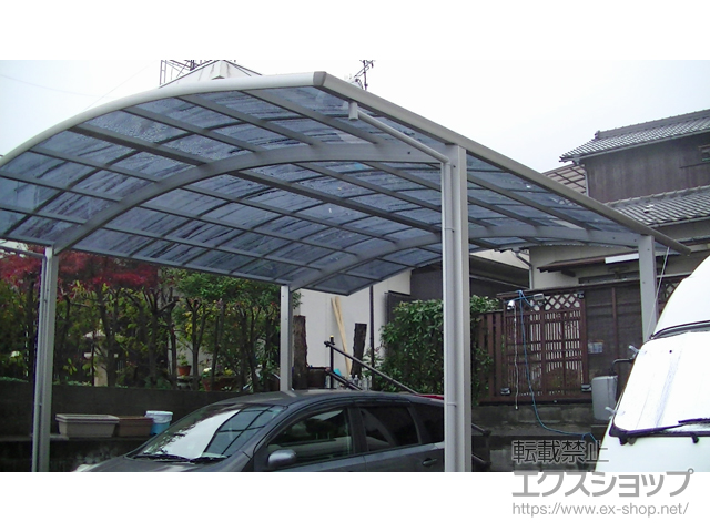 広島県福山市ののカーポート レイナツインポートグラン　積雪〜20cm対応 施工例