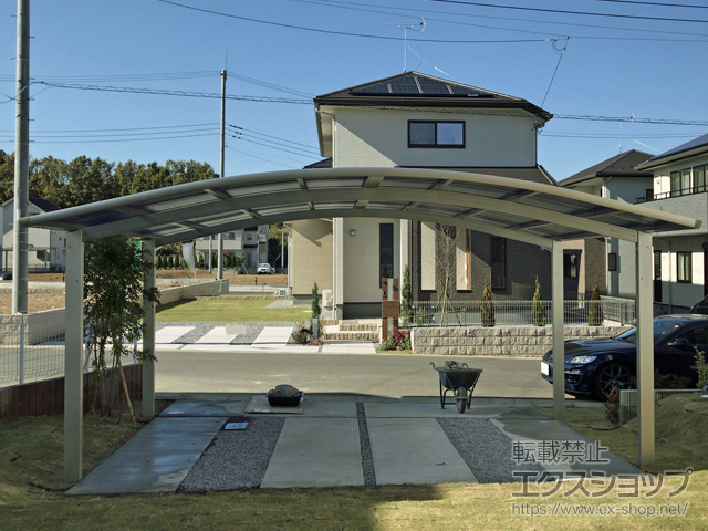 茨城県つくば市ののカーポート レイナツインポートグラン　積雪〜20cm対応 施工例