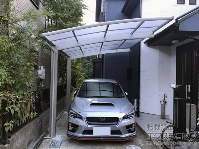 神奈川県川崎市ののカーポート プレシオスポート 積雪〜20cm対応 施工例