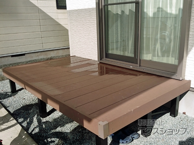 神奈川県小田原市ののウッドデッキ リウッドデッキ 200 施工例