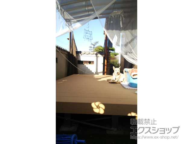 香川県高松市ののウッドデッキ リウッドデッキ 200 施工例