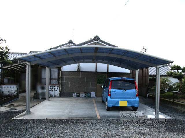 宮崎県小林市ののカーポート レイナツインポートグラン　積雪〜20cm対応 施工例