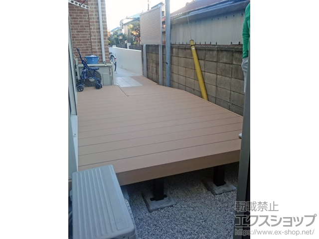 東京都国分寺市ののウッドデッキ リウッドデッキ 200 施工例