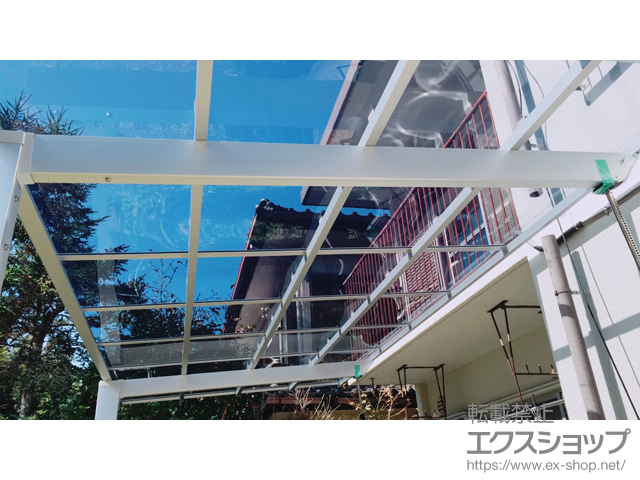 千葉県長生郡一宮町ののカーポート ネスカF (フラットスタイル) 延長 積雪〜20cm対応 施工例