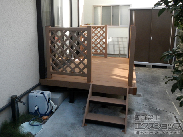 東京都八王子市ののウッドデッキ リウッドデッキ 200 施工例