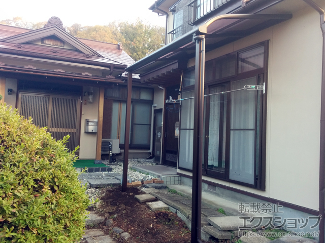 岩手県盛岡市ののテラス屋根 ヴェクターテラス R型 テラスタイプ 単体 積雪〜20cm対応 施工例