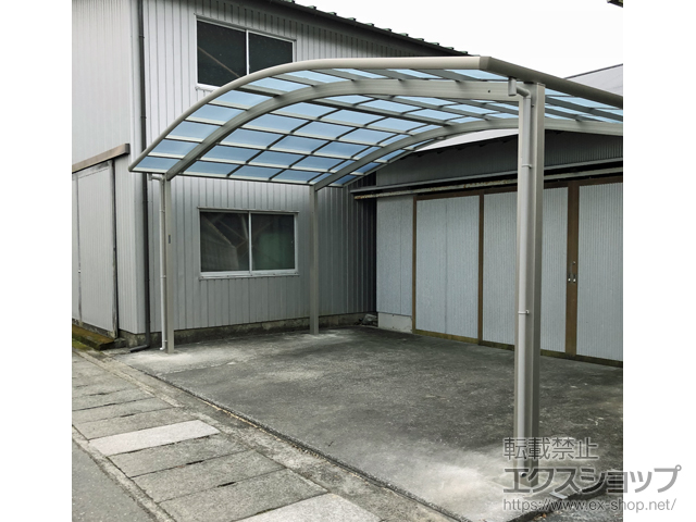 高知県安芸市ののカーポート レイナツインポートグラン　積雪〜20cm対応 施工例
