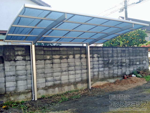兵庫県姫路市ののカーポート プレシオスポート 積雪〜20cm対応 施工例