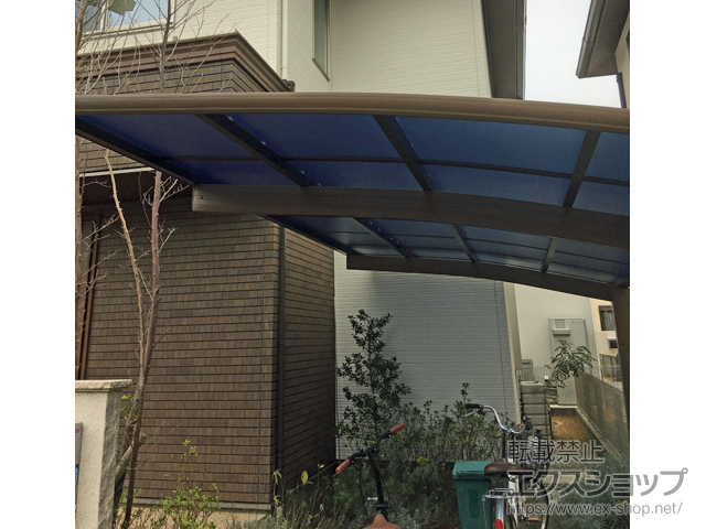 大阪府羽曳野市ののカーポート プレシオスポート 積雪〜20cm対応 施工例