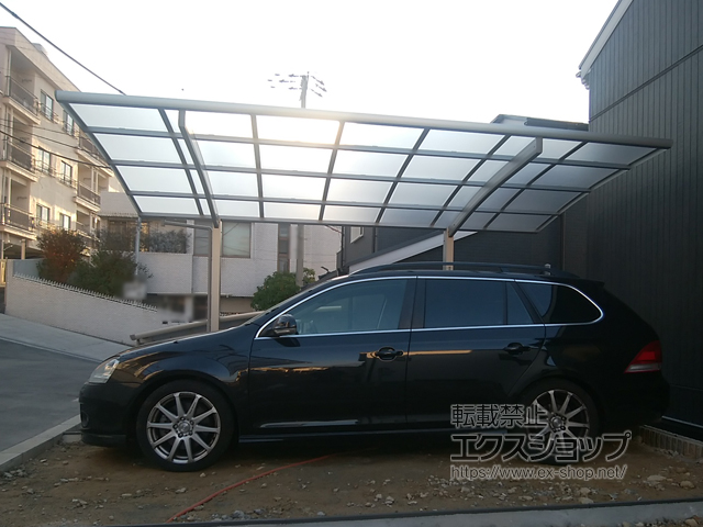 兵庫県宝塚市ののカーポート レイナポートグラン　積雪〜20cm対応 施工例