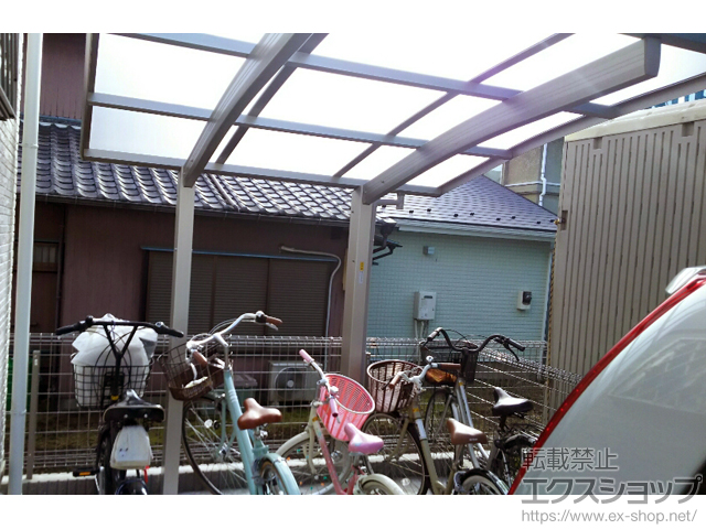 東京都杉並区ののサイクルポート・駐輪場 レイナポートグランミニ 積雪〜20cm対応 施工例