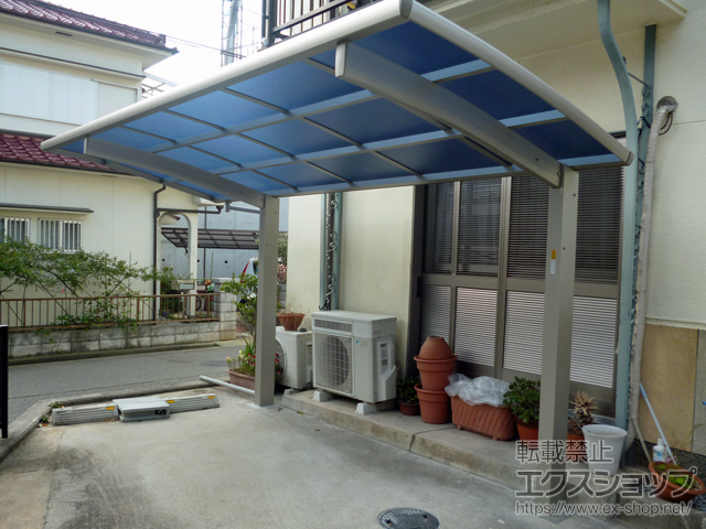 兵庫県神戸市ののカーポート プレシオスポート 積雪〜20cm対応 施工例