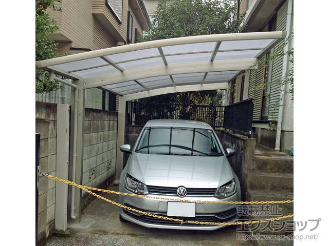 東京都大田区ののカーポート プレシオスポート 積雪〜20cm対応 施工例