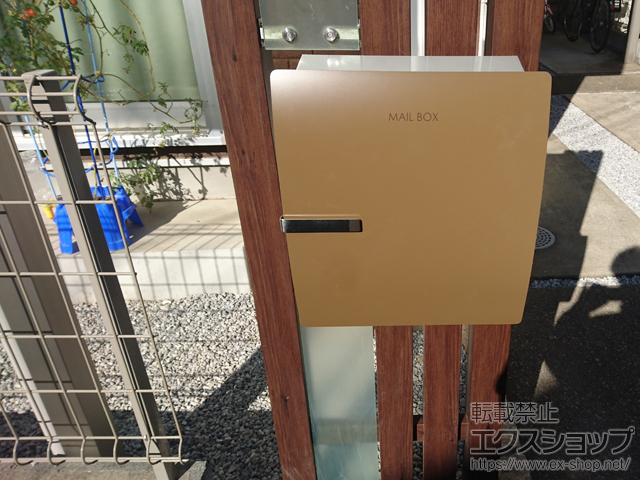 埼玉県和光市のの機能門柱・ポスト イオス クリップ 右開きタイプ 施工例