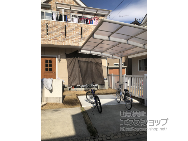 東京都あきる野市ののカーポート レイナポートグラン　積雪〜20cm対応 施工例